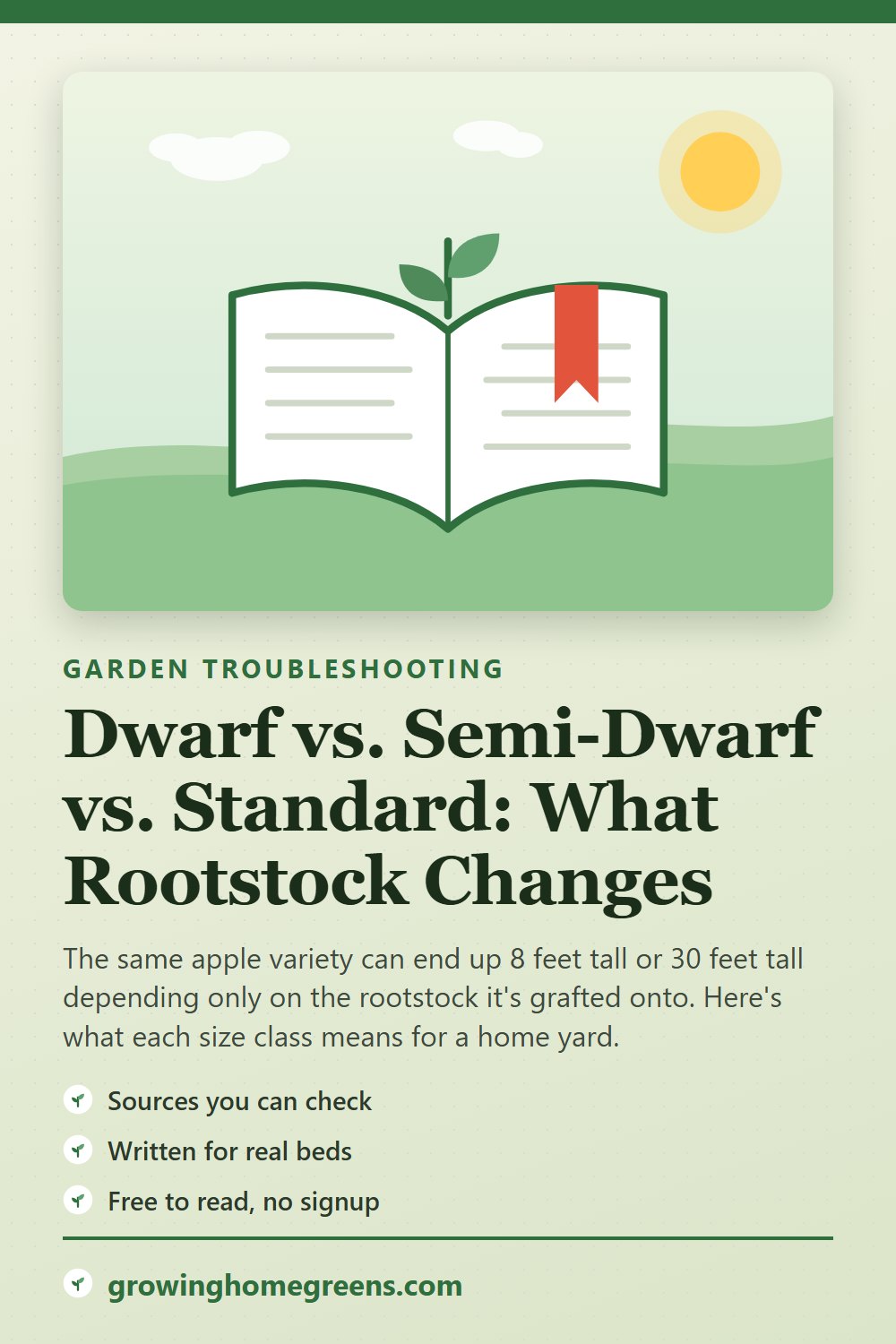 Dwarf vs. Semi-Dwarf vs. Standard: What Rootstock Changes: gardening guide