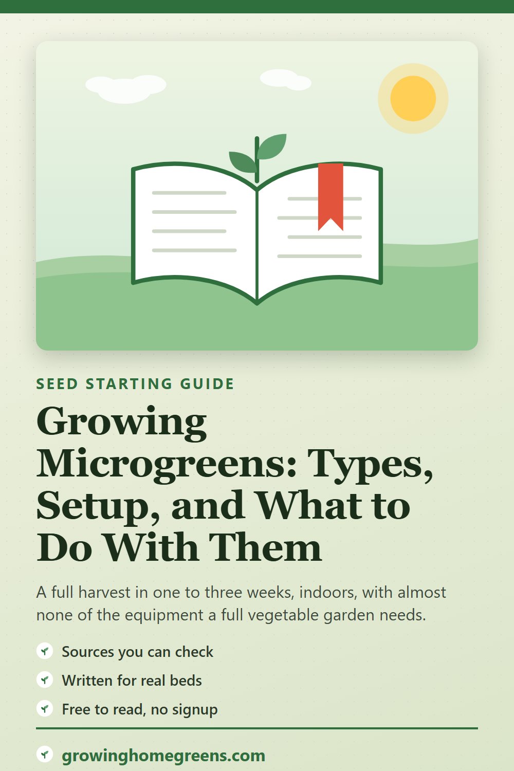 Growing Microgreens: Types, Setup, and What to Do With Them: gardening guide