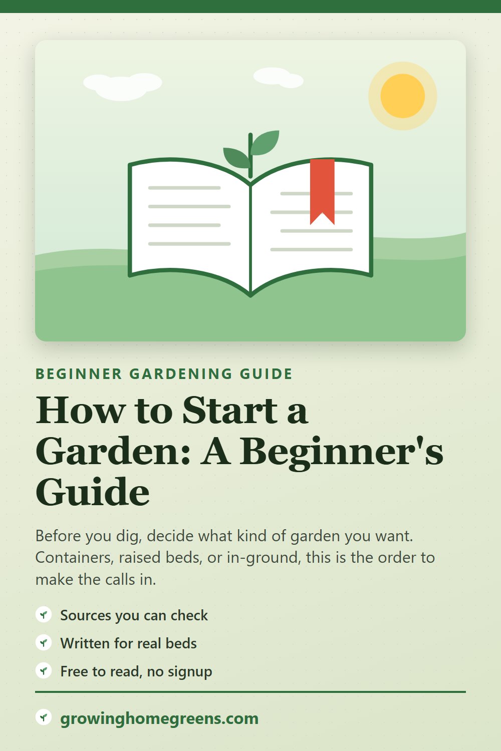 How to Start a Garden: A Beginner's Guide: gardening guide