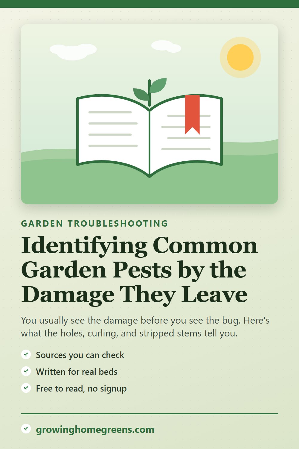 Identifying Common Garden Pests by the Damage They Leave: gardening guide