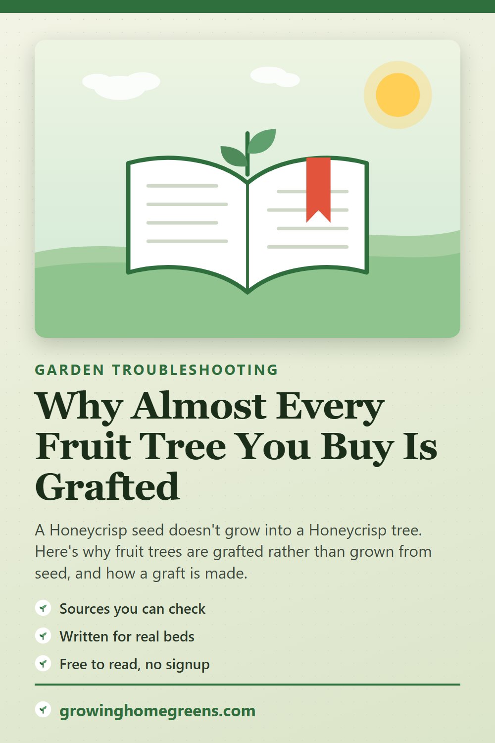 Why Almost Every Fruit Tree You Buy Is Grafted: gardening guide