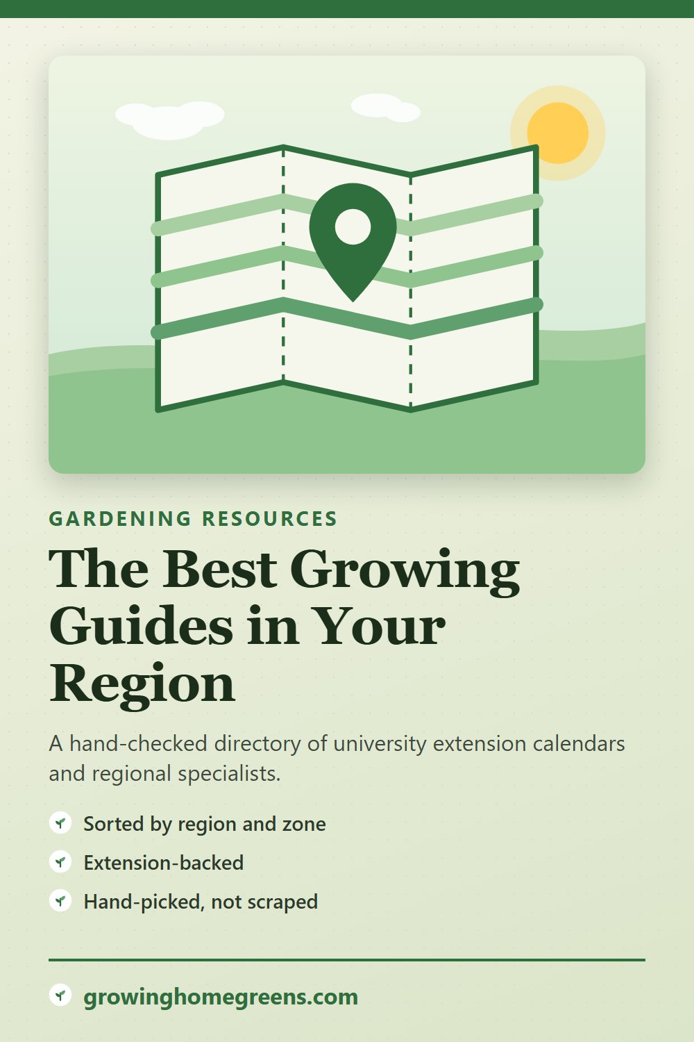 The best growing guides in your region: a directory of extension calendars and regional specialists